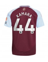 Moške Nogometnih dresov Aston Villa Boubacar Kamara #44 Domači 2024-25 Kratki rokavi